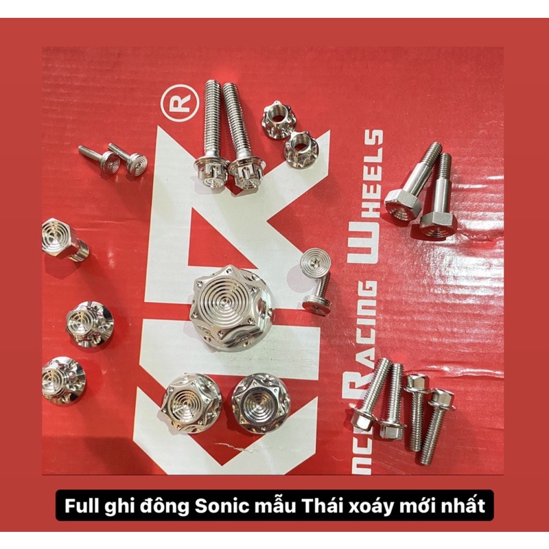 Combo ốc salaya Full đầu Sonic, Satria