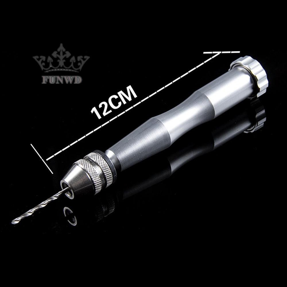 Máy khoan nhôm cầm tay mini với 10 mũi khoan nhỏ đi kèm tiện lợi