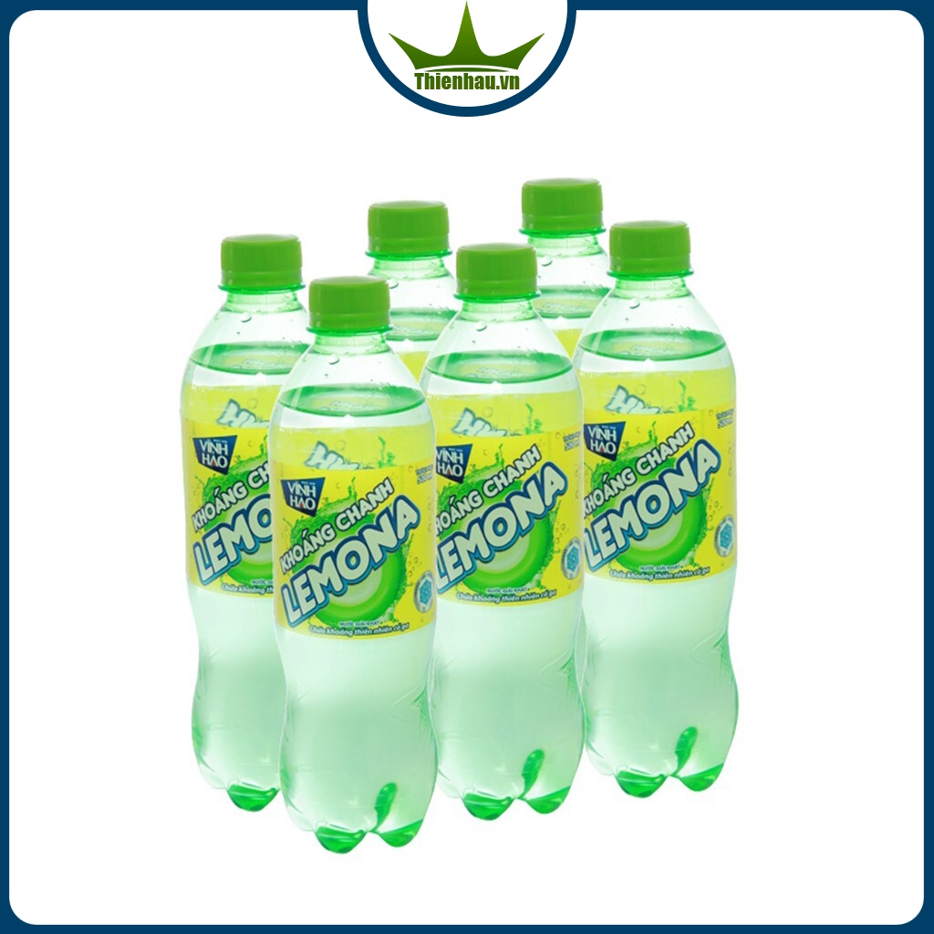 Thùng nước khoáng chanh Vĩnh Hảo Lemona 500ml