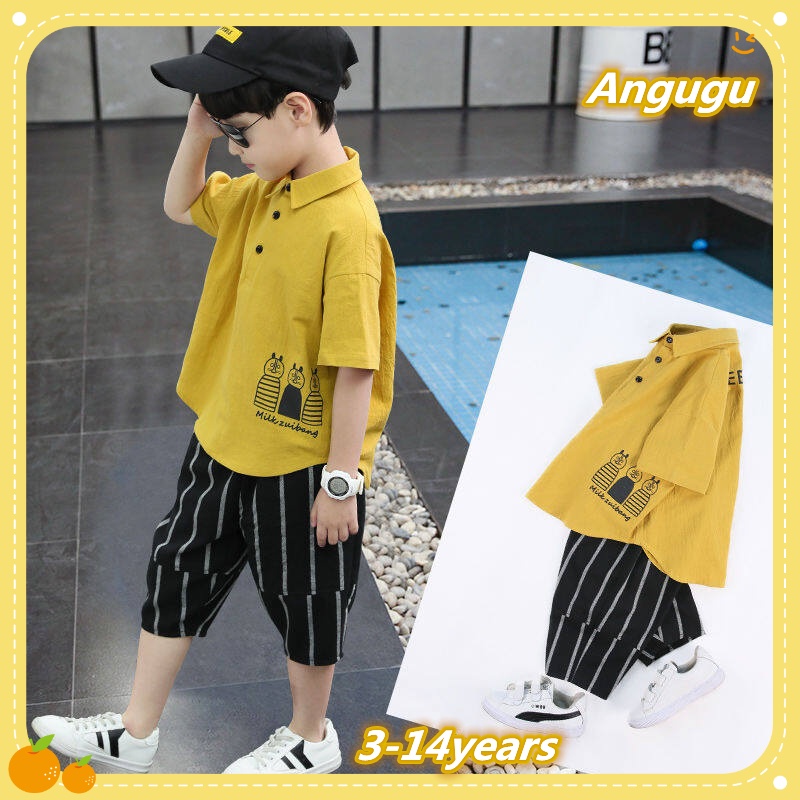 Bộ Đồ Gồm 2 Món Thời Trang Dành Cho Bé Trai Từ 3 Tới 4 Đến 5-6 Đến 7 Đến 8 Đến 9 Đến 10 Đến 12 Tuổi