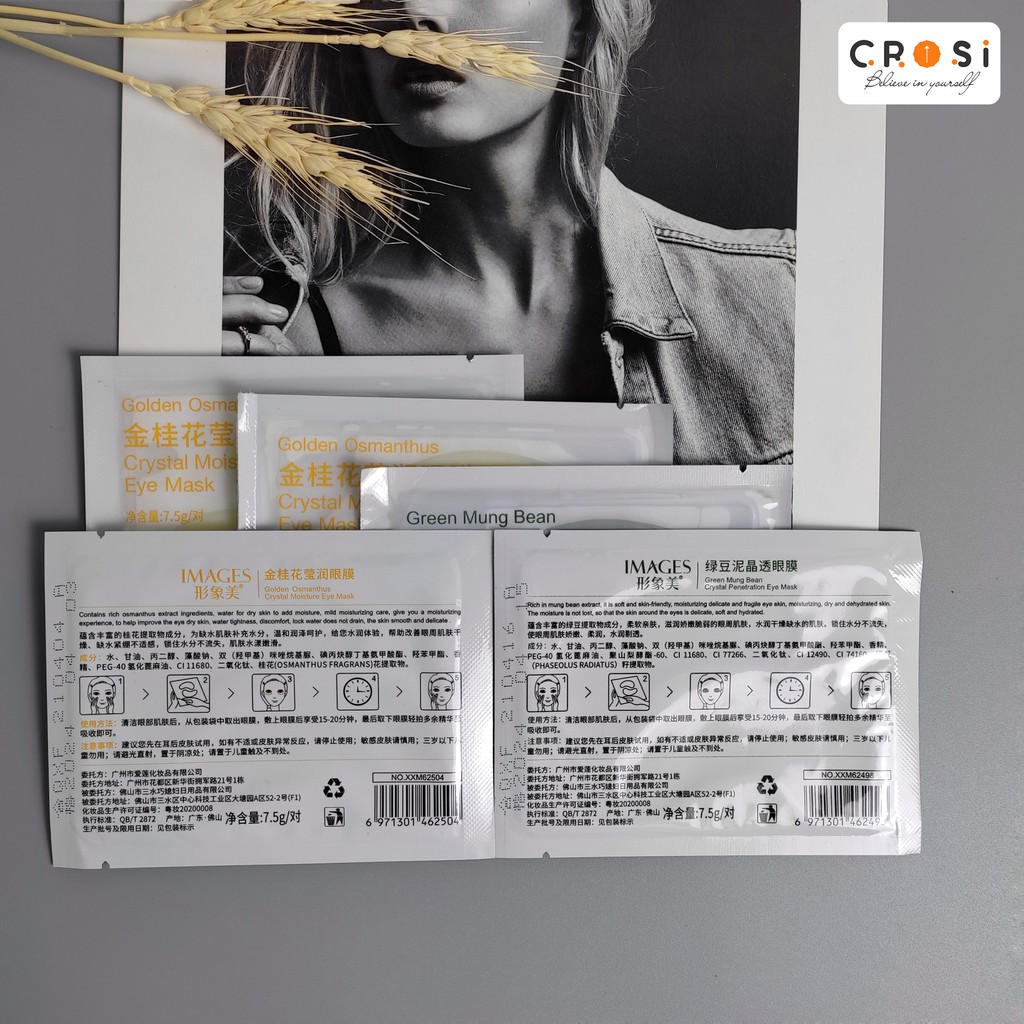 Mặt nạ mắt collagen thạch IMAGES, làm mờ thâm, sáng da mã MN11 | BigBuy360 - bigbuy360.vn
