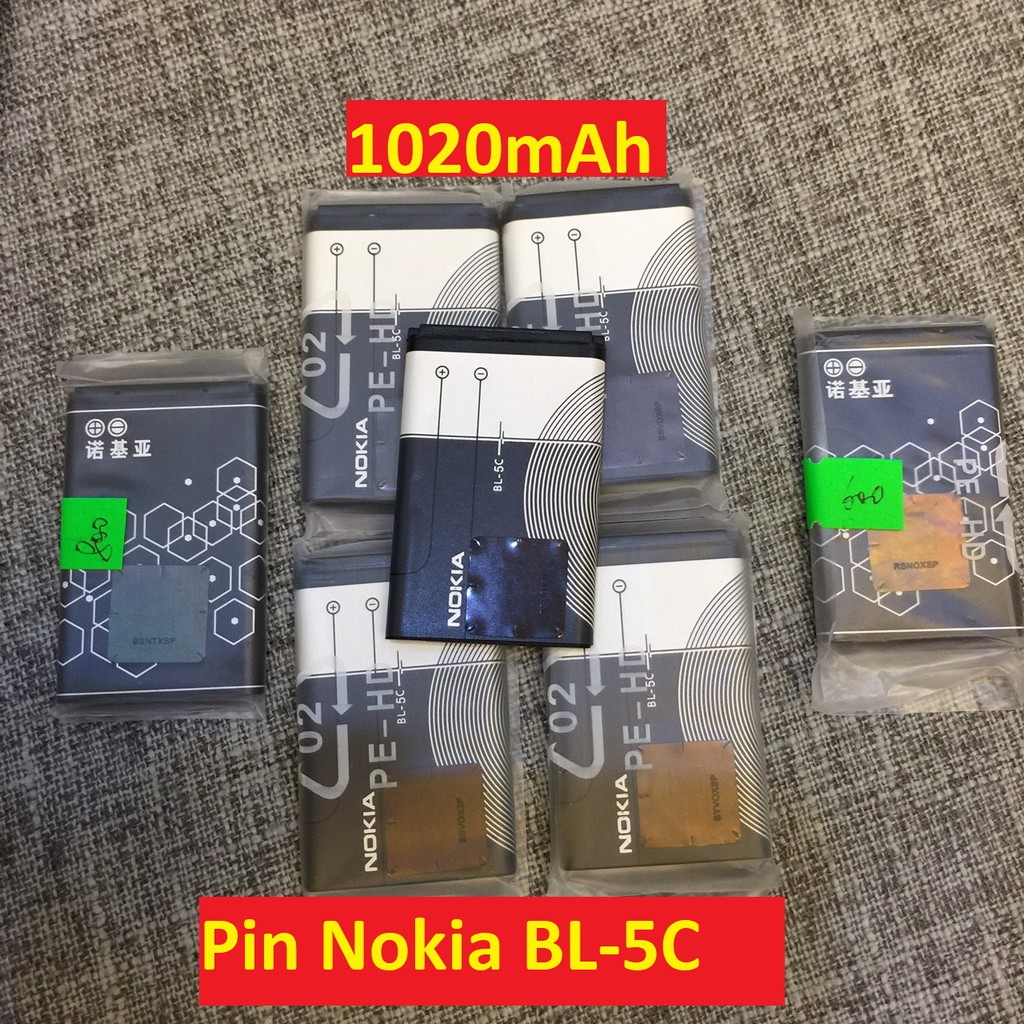 (Dùng 3-4 ngày) Pin BL-5C cho điện thoại Nokia cổ