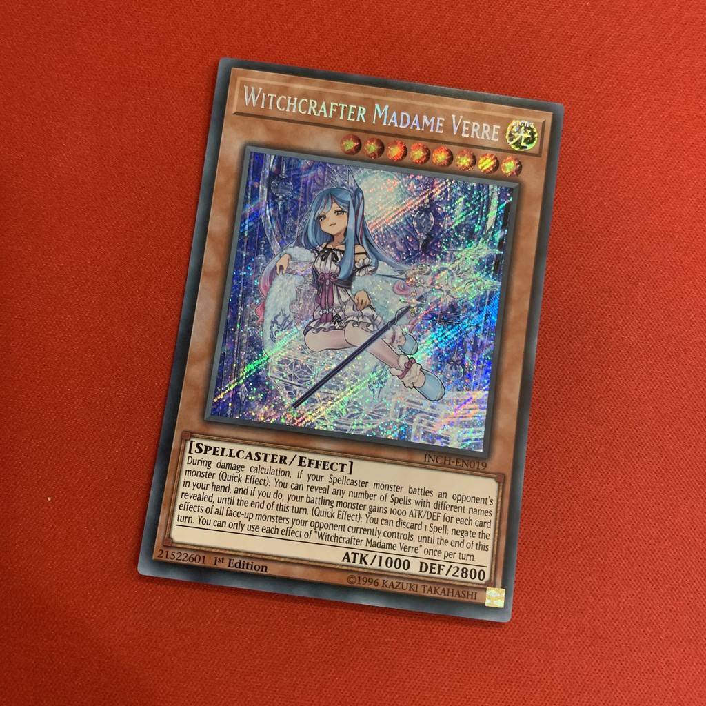 EN]Thẻ Bài Yugioh Chính Hãng] Witchcrafter Madame Verre