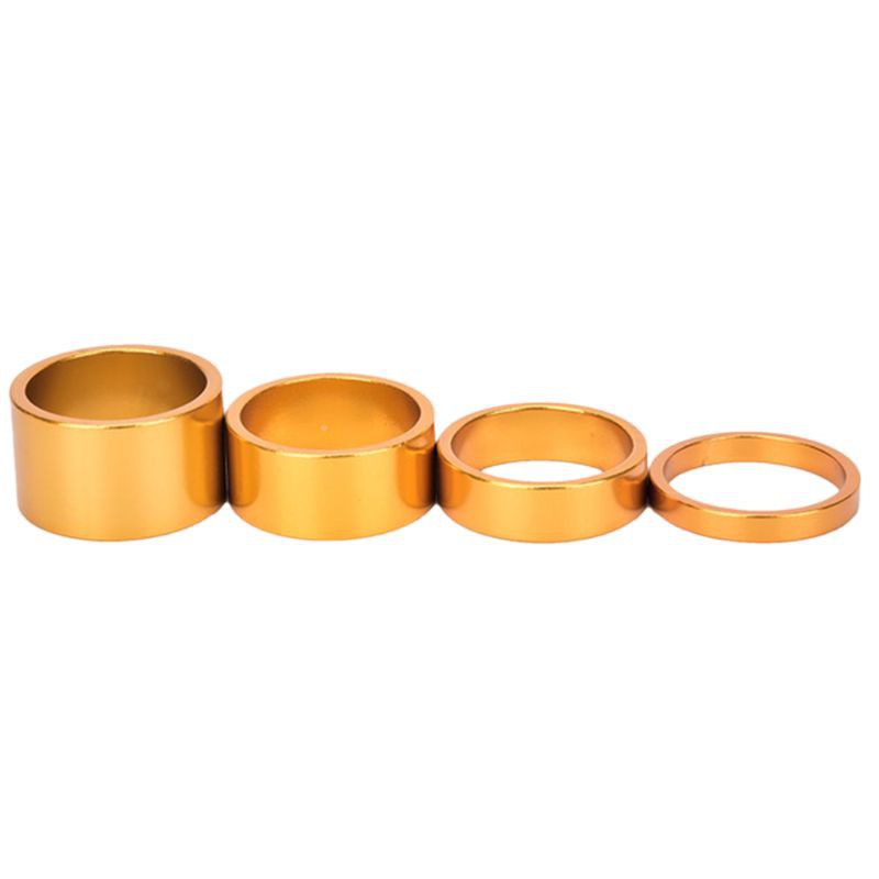 Set 4 vòng đệm cổ xe đạp leo núi / xe đạp đua bằng hợp kim nhôm