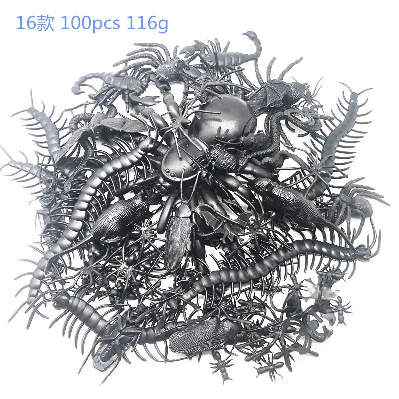 1 CON RẾT ĐEN TO DÀI 14CM dùng để troll chơi khăm,trang trí halloween