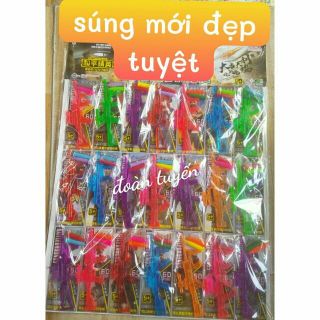Súng nhựa lò xo (21 chiếc 1 vỉ)