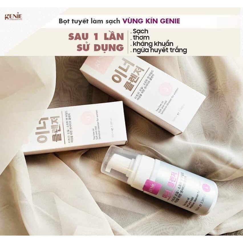 Dung dịch vệ sinh bọt tuyết Genie