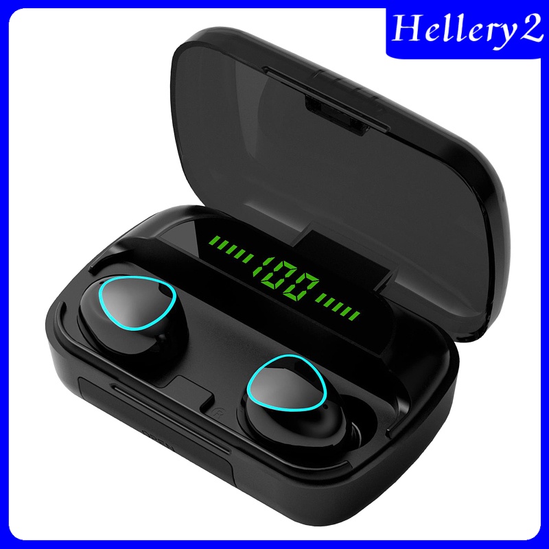 [HELLERY2] M10 Wireless Earbuds Bluetooth 5.0 Earphones Headphones Sports Large Screen