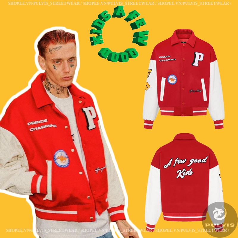 ⚡️ - Áo Varsity Jacket DONCARE PRINCE CHARMING JACKET, Áo khoác bomber DONCARE Varsity