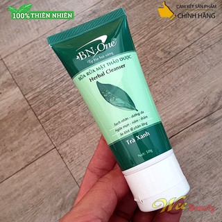 Sữa Rửa Mặt Thảo Dược [Trà Xanh] BN-ONE [Tuýp 50g]