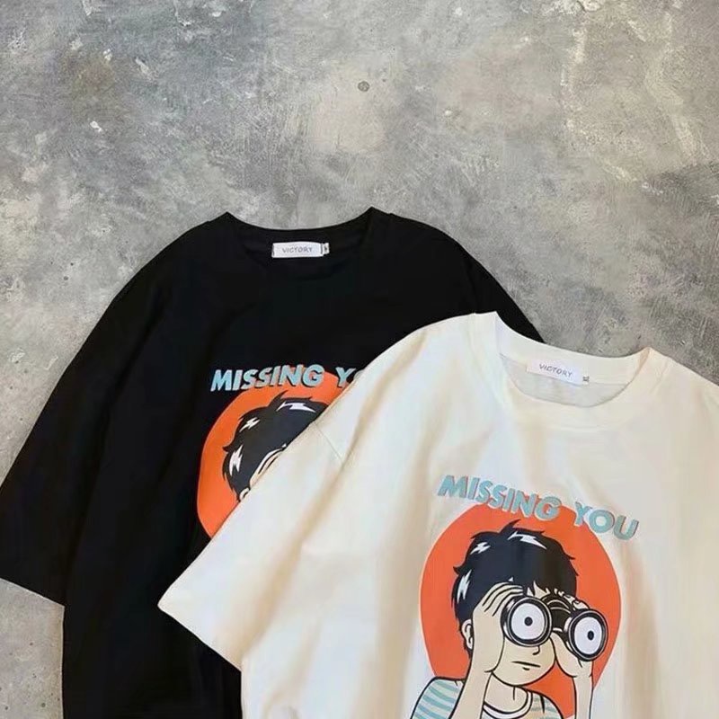 Áo Thun Tay Ngắn Dáng Rộng Phong Cách Hip Hop Size M-8XL Thời Trang Cho Nam