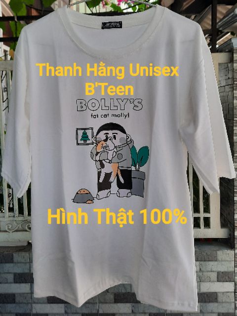 Áo thun [ Kèm Hình Thật 100% ] tay lỡ Unisex BOLLY'S