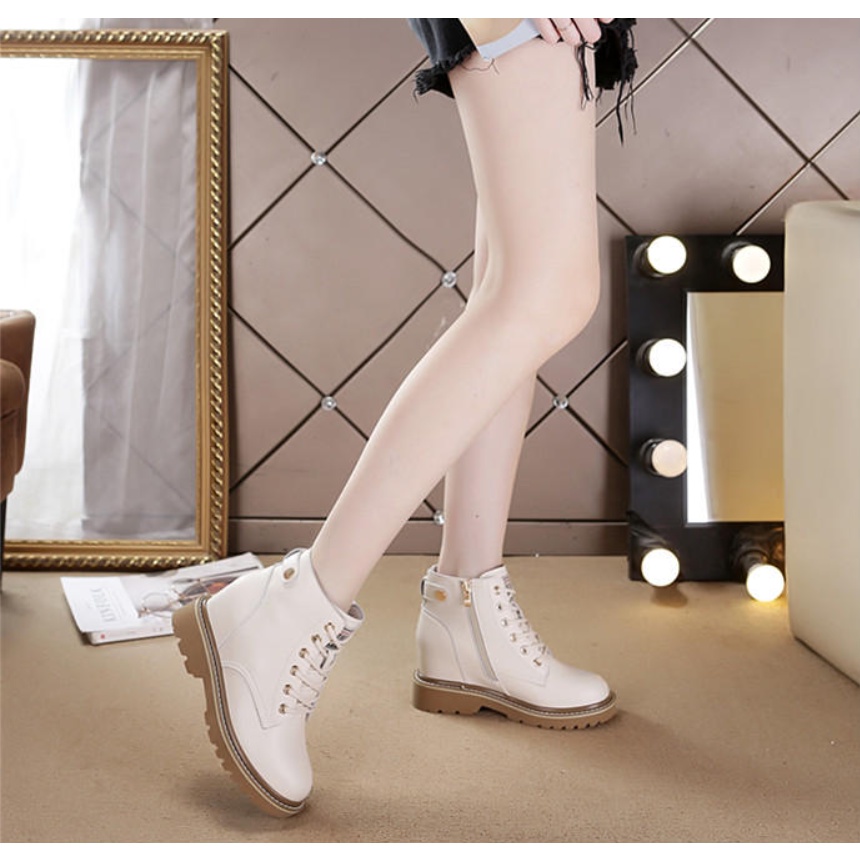 Bốt Nữ Đế đế độn cao 6 phân, kéo khoá ôm chân | BigBuy360 - bigbuy360.vn