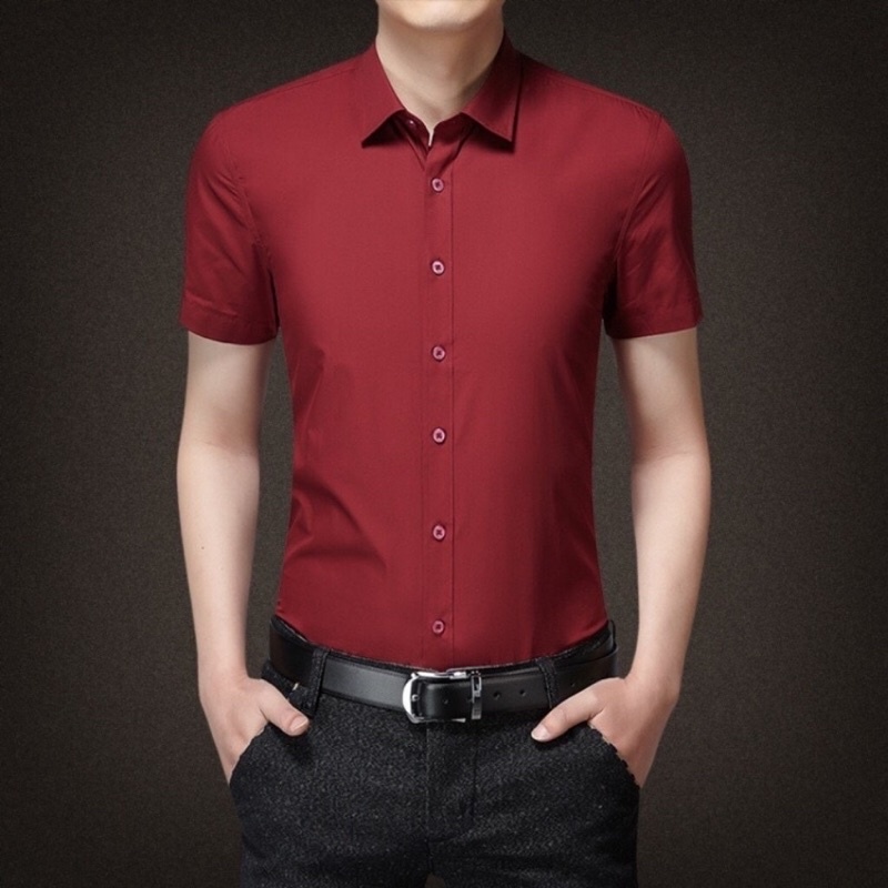 Combo sơ mi ngắn tay dáng Hàn Quốc tặng kèm Áo mưa thời trang