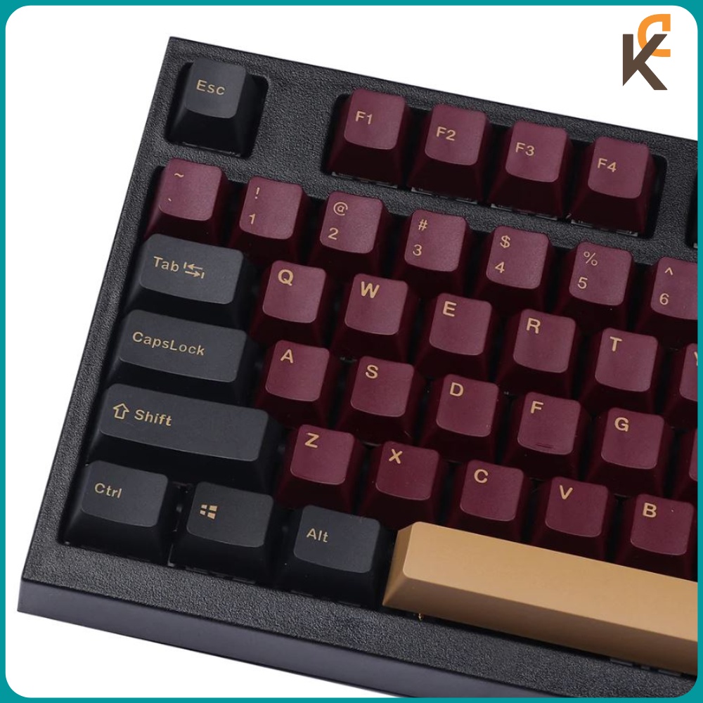 Keycap GMK Samurai 135 nút PBT OEM In Double Shot Dành Cho Bàn Phím Cơ