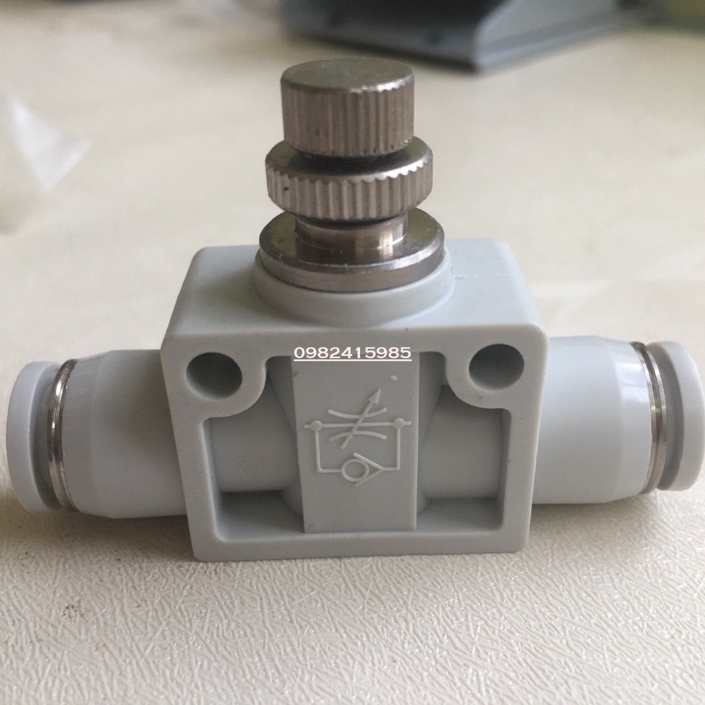PSA8 Van tiết lưu 2 đầu ống 8 AirTac chính hãng Taiwan