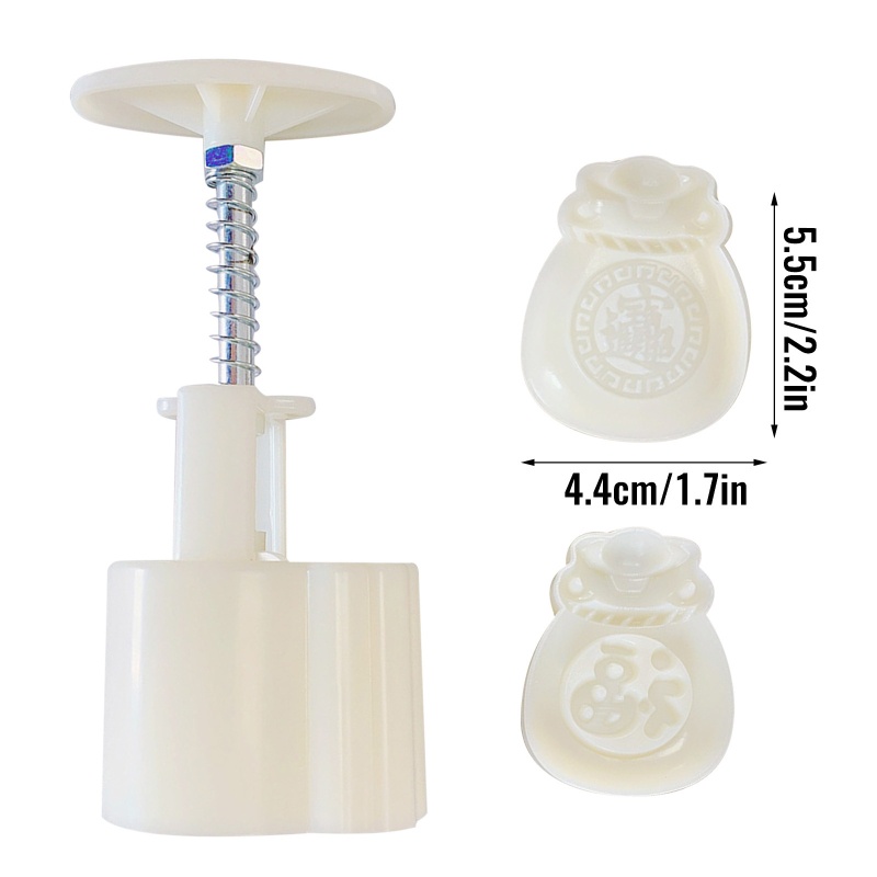 50g Khuôn Nhựa Làm Bánh Trung Thu