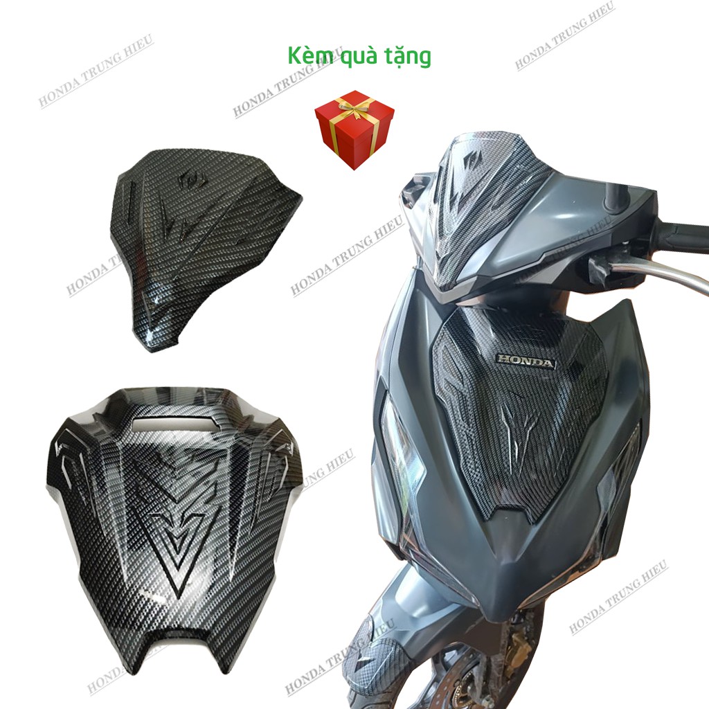 Ốp trang trí Mão đầu mặt nạ Air blade 2020-2023 cá tính, lắp đặt dễ dàng