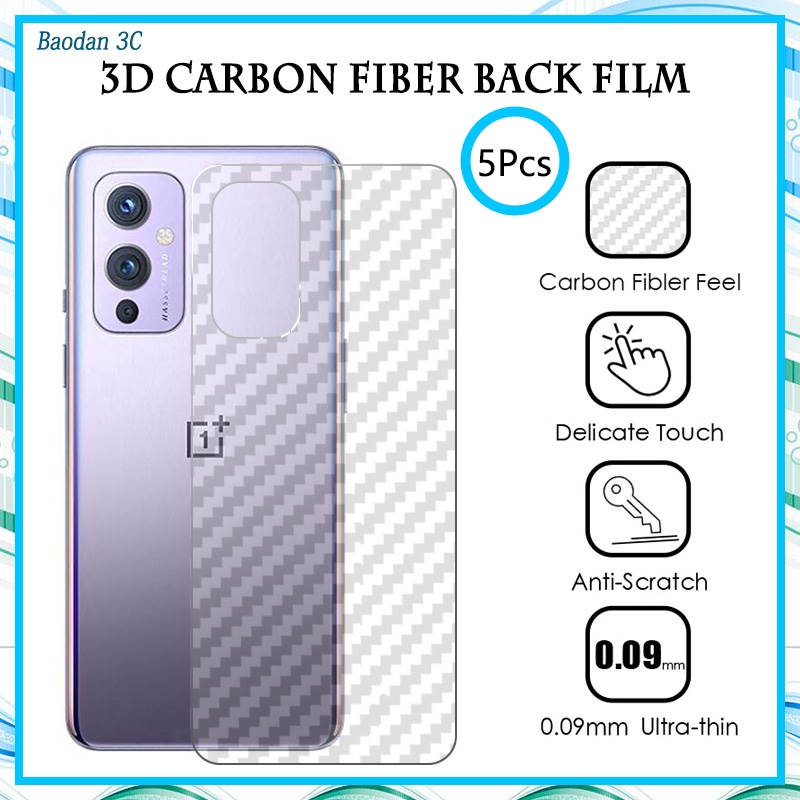 Miếng Dán Lưng Điện Thoại Bằng Sợi Carbon Cho Oneplus 9 9r 8t Plus 8 7t 7 Pro 6t 6 5t 5 Nord N10