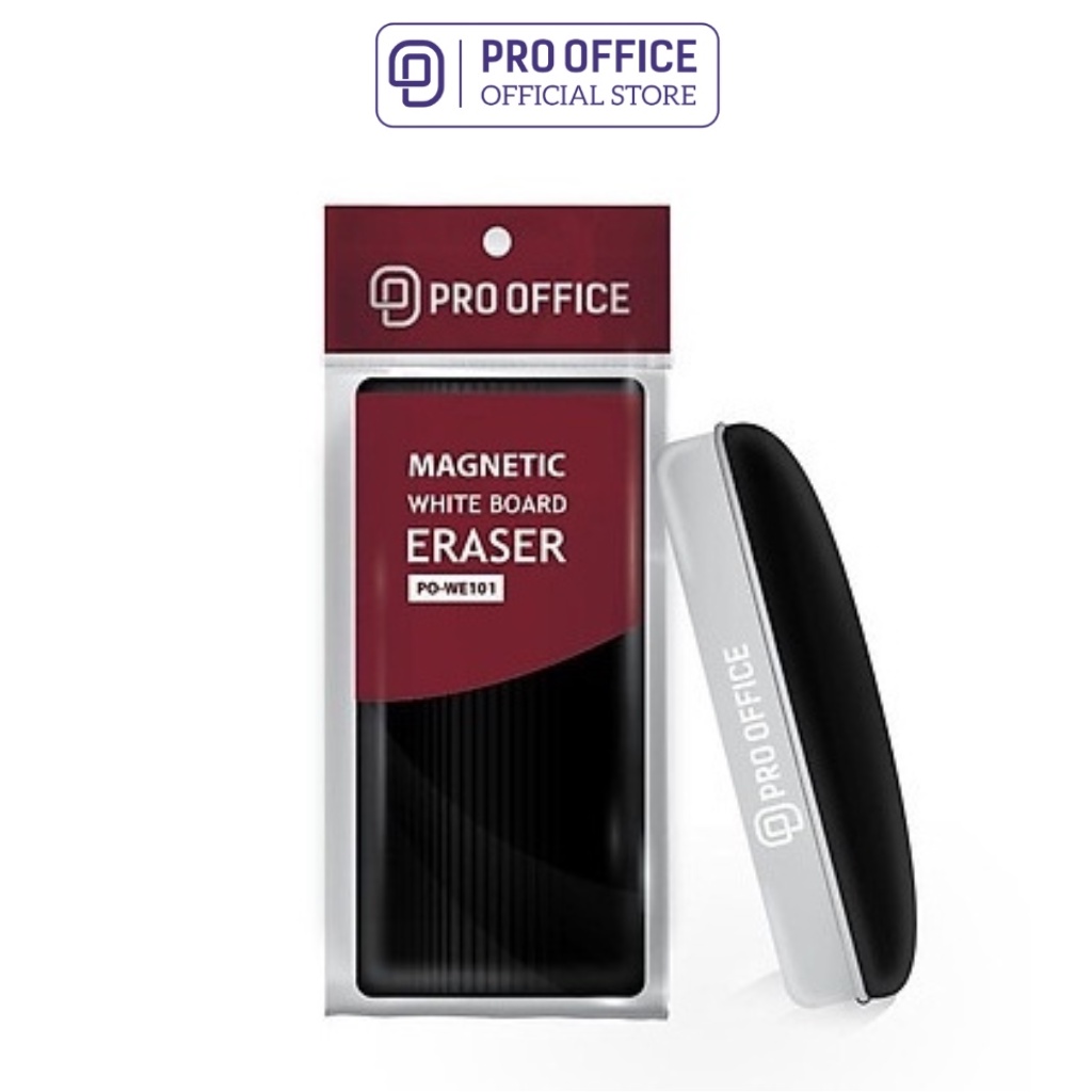 Dụng Cụ Lau Bảng Cầm Tay PRO OFFICE Làm Bằng Nhựa, Có Nam Châm PO-WE101/102/103