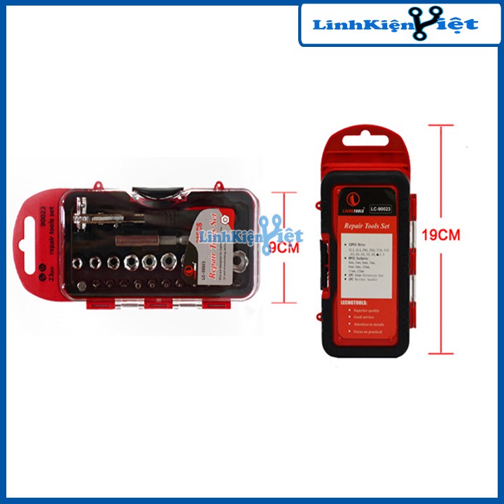 Bộ Cờ Lê Tô Vít Sửa Chữa Đa 23 Chi Tiết LECHGTOOLS LC-90023