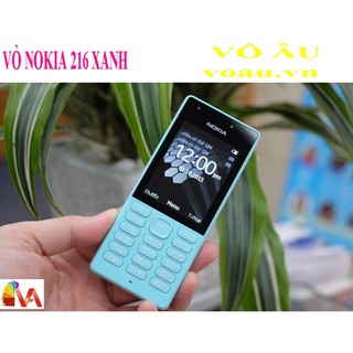 VỎ NOKIA 216 MÀU XANH ZIN