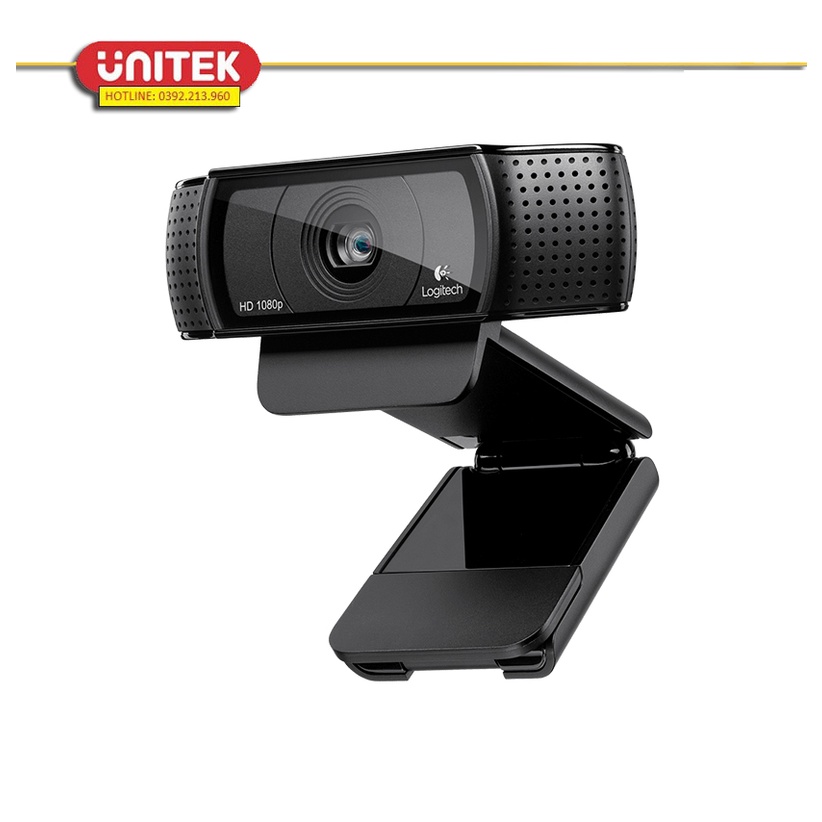 Webcam Logitech C920 Hỗ Trợ Kết Nối TV, Android Box - Hàng Chính Hãng
