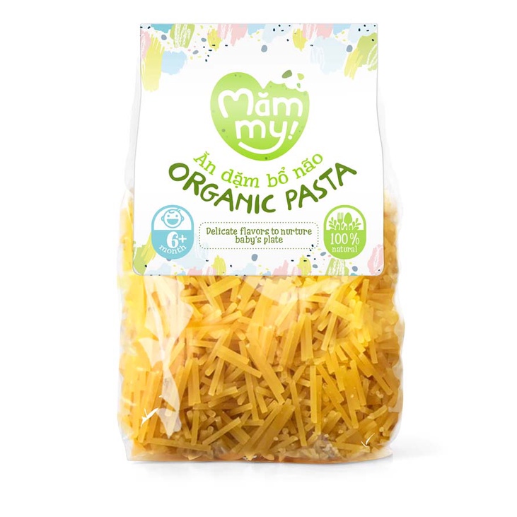 Mì ý tập nhai mini spaghetty Mămmy 100g