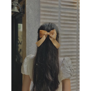 [Handmade]: Bunnie - Nơ kẹp tóc ruy băng