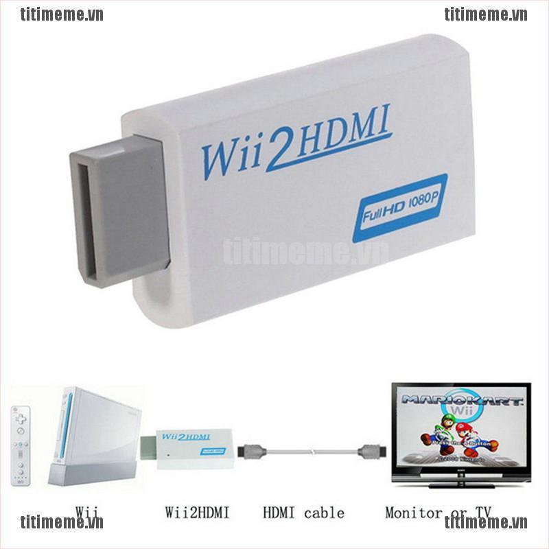 Bộ Chuyển Đổi Titi Hd Wii Sang Hdmi 1080p / 720p Với Giắc 3.5mm | BigBuy360 - bigbuy360.vn