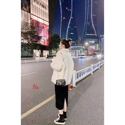 Set Bộ 2 Món Gồm Váy Đen Xẻ Sau Lưng + Áo Khoác Lông Sexy Unisex Hot Trend 2022 Có Ảnh Thật Tự Chụp + Video X.store 580