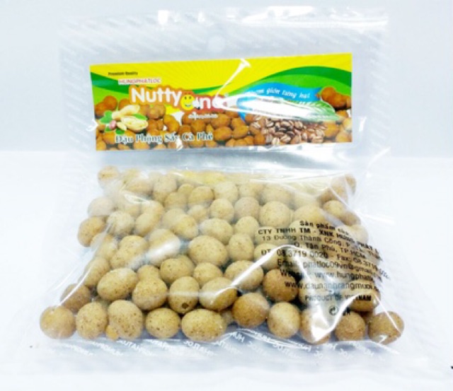 Dây 10 Bịch Đậu Phộng Nước Cốt Dừa Nutty One 100gr