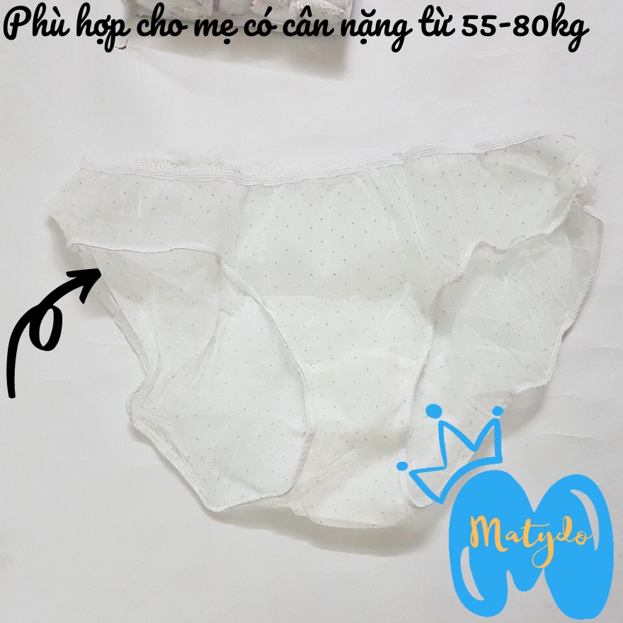 Quần lót giấy cotton cao cấp dùng một lần hỗ trợ mẹ đắc lực trong việc vệ sinh cơ thể