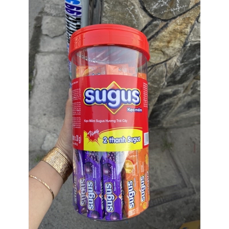 Kẹo hũ sugus hũ 48 thanh tặng 2