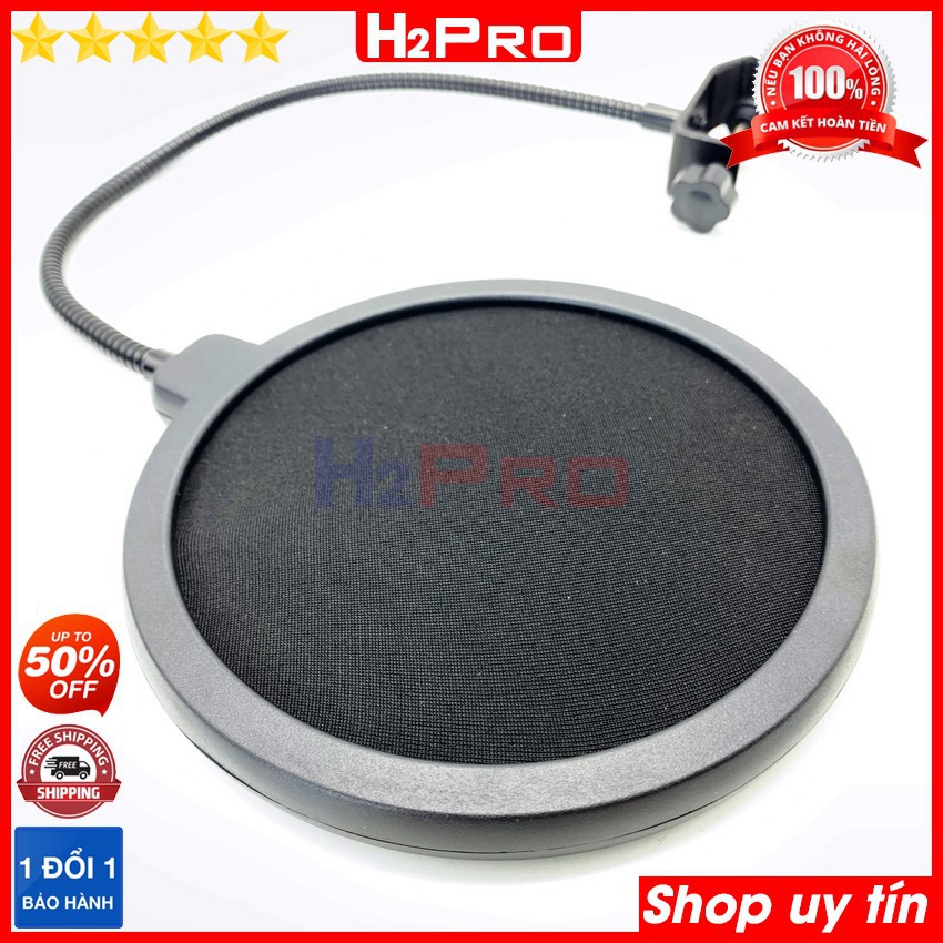 Màng lọc âm thanh micro POP H2Pro chính hãng, màng lọc micro thu âm giảm ồn, bảo vệ mic