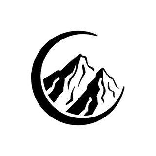 Khuôn decal núi mặt trăng