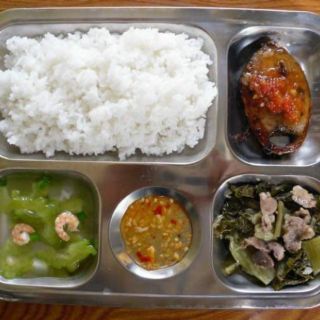 @FRESHIP 99K@ KHAY CƠM PHẦN INOX 5 NGĂN