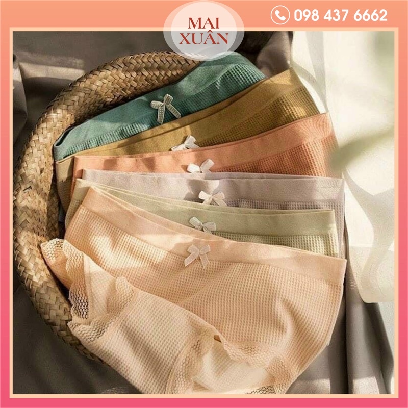 Quần lót - quần chip kẻ caro xuất hàn siêu mát siêu mềm mịn