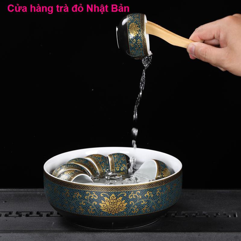 Bộ ấm trà Kung Fu Trung Quốc mới hộ gia đình được bảo hiểm bát Cup sáng tạo gốm cao cấpnhà cửa đời sống