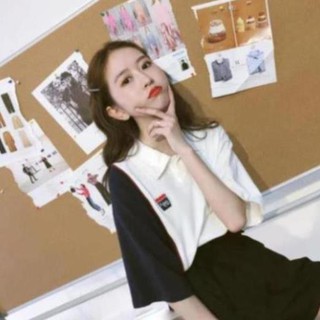 Áo phông nữ có cổ [HOT]