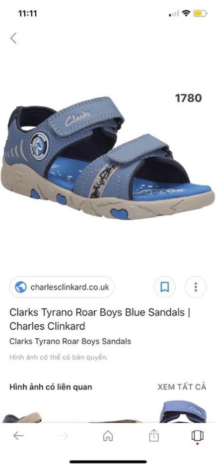 Sandals Clarks cho bé