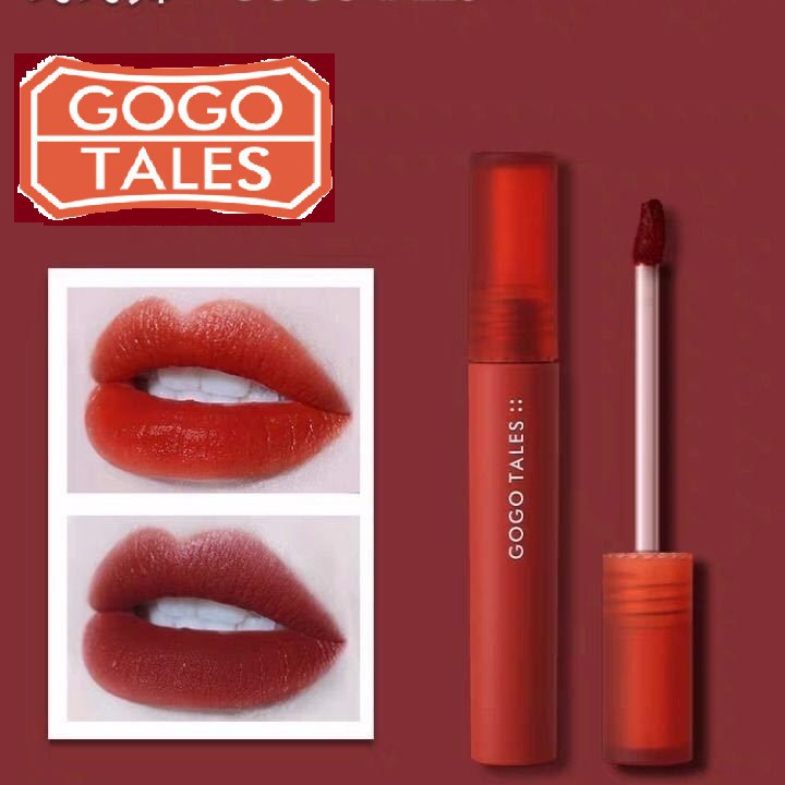 [Hàng Auth - Nội Địa Trung] Son Kem Air Velvet Lip Gloss GogoTales, Son Môi Màu Lì Mịn Như Nhung Dưỡng Ẩm Màu Siêu Xinh