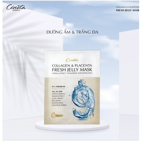 Mặt nạ dưỡng trắng Cénota Collagen Placenta Fresh Jelly Mask 30ml | BigBuy360 - bigbuy360.vn