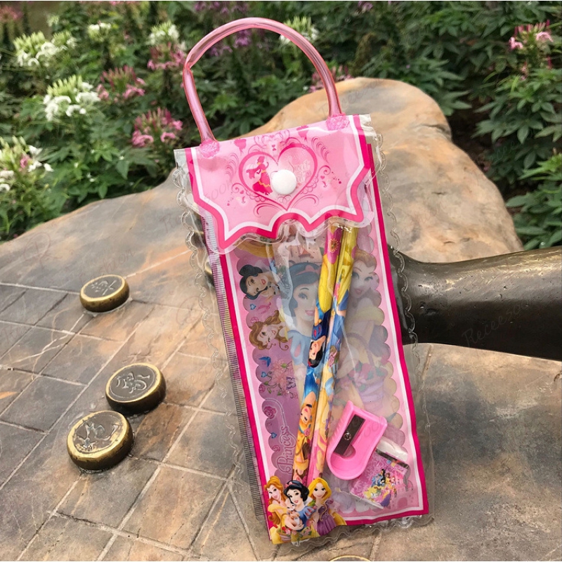 Disney stationery set student pencil ruler sharpener teacher reward gift