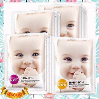 Mặt nạ baby skin ,mask Baby BIOAQUA nội địa trung dưỡng trắng da 4 màu
