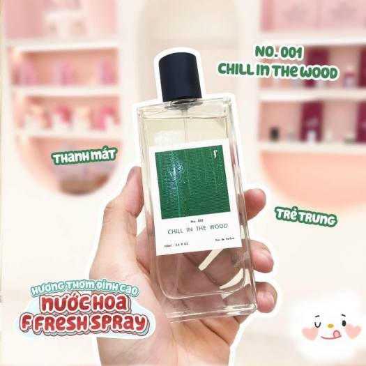 Nước Hoa Công Nghệ Mới F Fresh Spray, Tích Hợp Tính Năng Lưu Hương Trên Quần Áo - 100ml