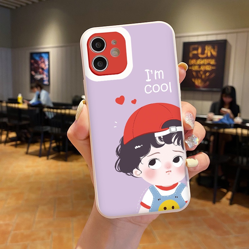 Ốp lưng iphone cặp đôi Cool cạnh vông dẻo chống sốc ip 6splus/7/7plus/8/8plus/x/xr/xs/11/12/pro/max/plus/13promax tr159