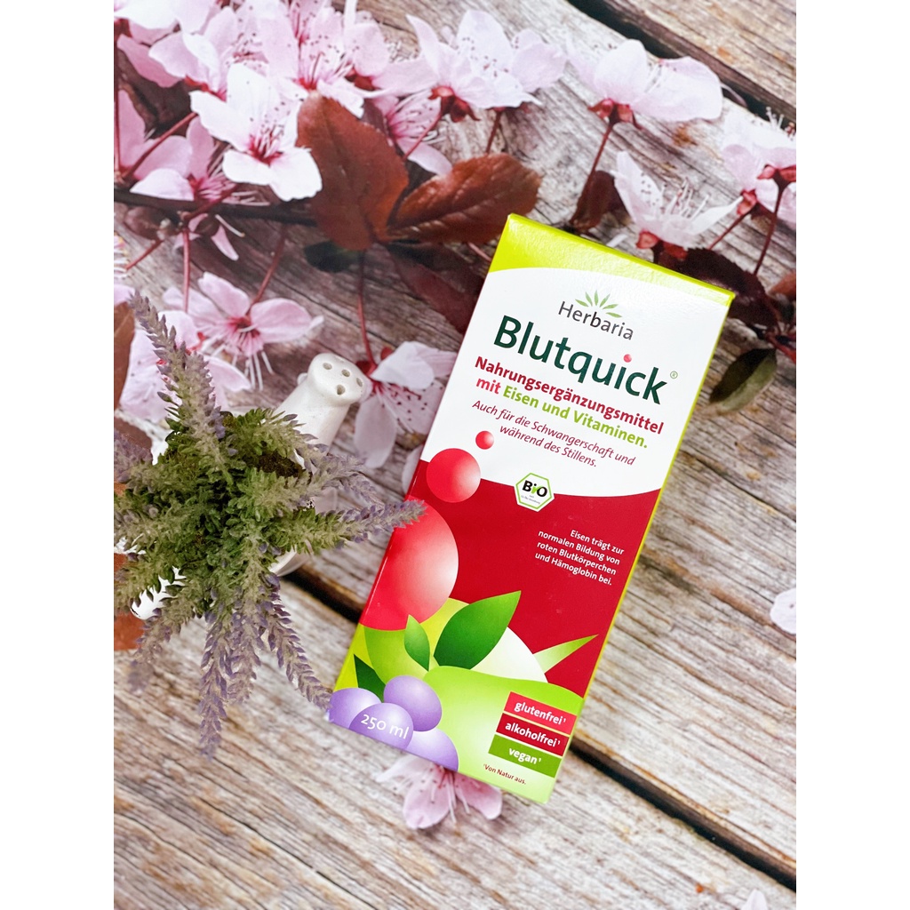 Dung dịch bổ sung sắt hữu cơ Blutquick Herbaria