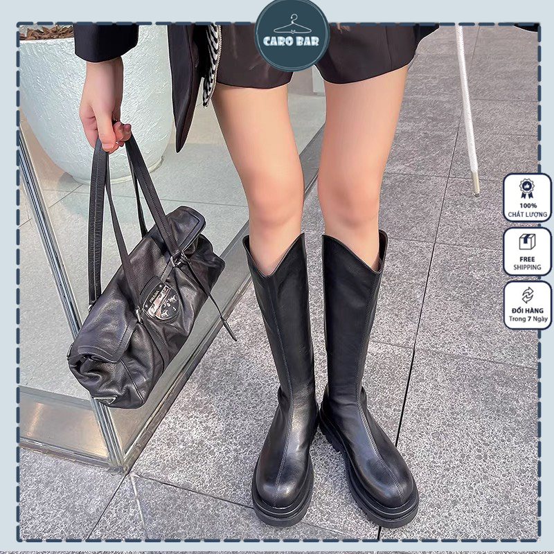 SALE lẻ size SHOP CÓ SẴN_Video thật   Boots đùi dòng Martin phong cách Anh dành cho nữ