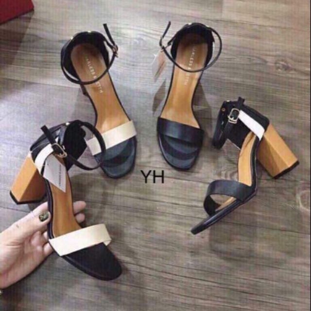 Sandal gót vuông 7phân